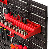 Панель для інструментів з тримачами на 58 контейнерів Kistenberg 117х78см, фото 7