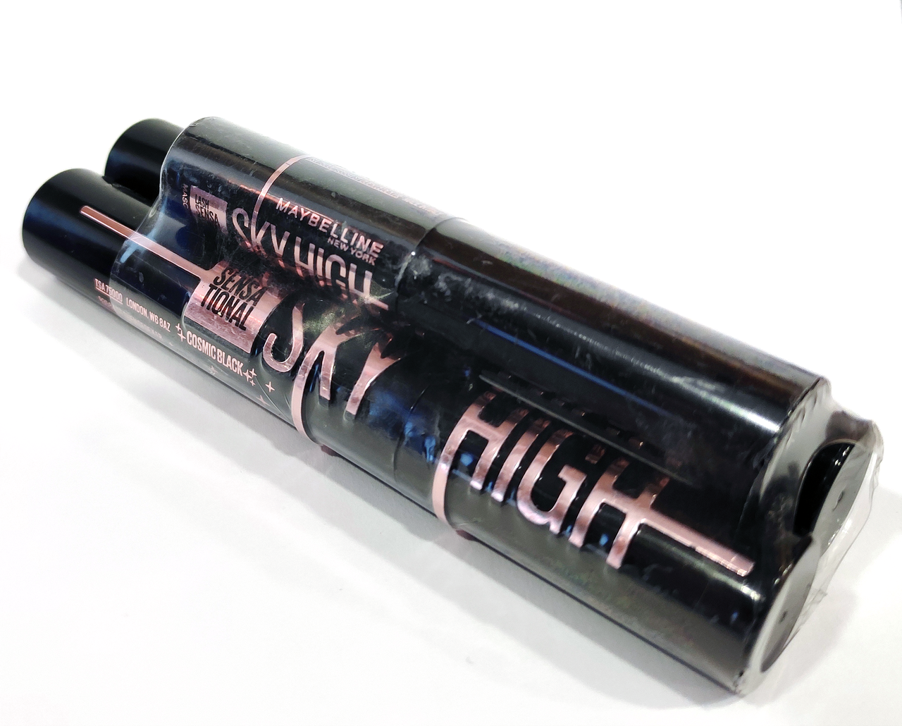 Набір Туш Maybelline Lash Sensational SKY HIGH Cosmic Black 7.2 мл - 2 шт + 4.5 мл - 1 шт., фото 1