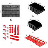 Панель для інструментів Kistenberg 58х78см 17 контейнерів, фото 5