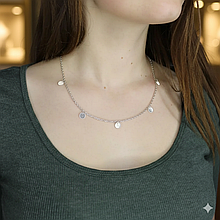 Срібне кольє Монетки DARIY 415/5 кол