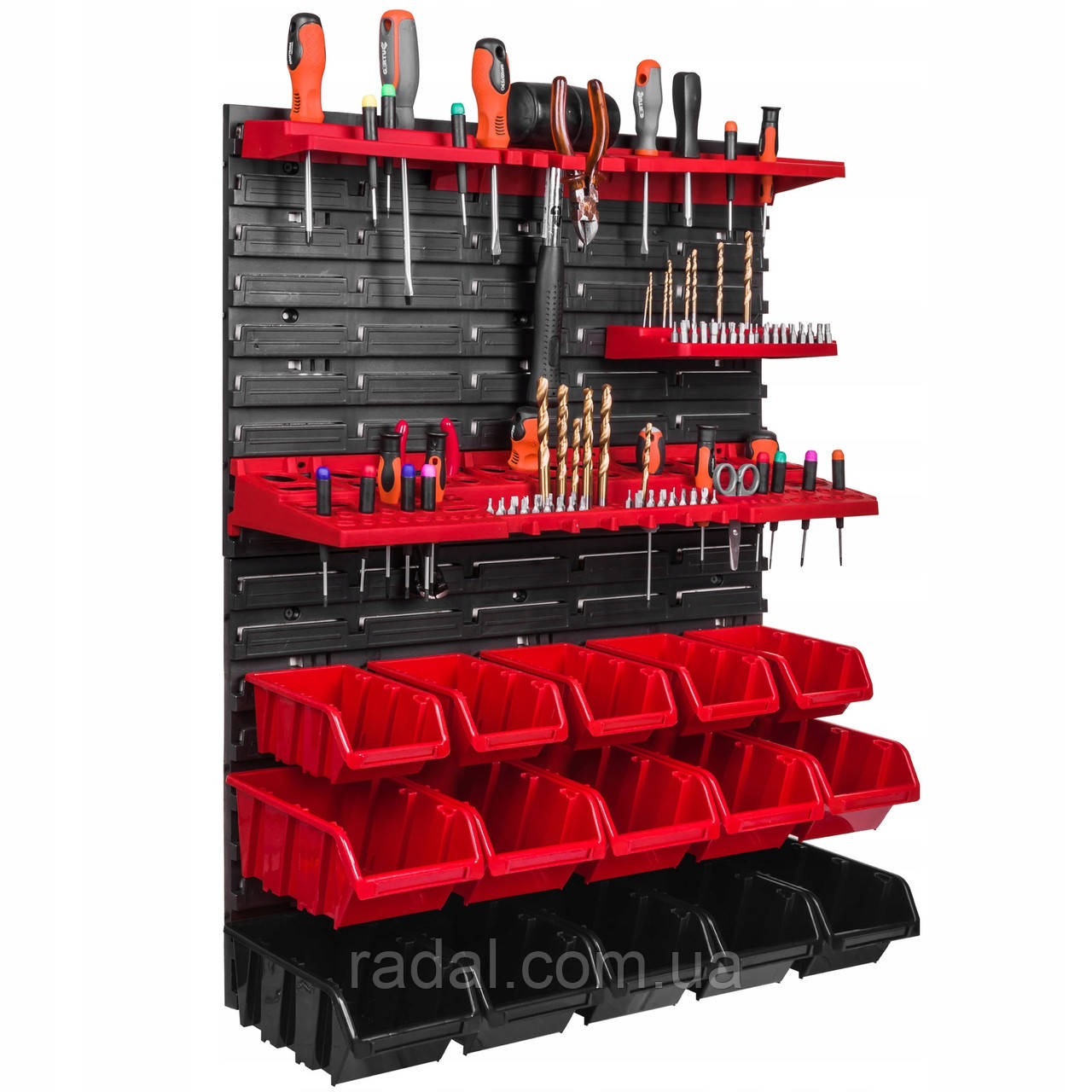 Панель для інструментів Kistenberg 58х78см на 15 великих контейнерів, фото 1