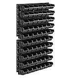 Панель для інструментів Kistenberg 58х78см на 70 чорних контейнерів, фото 2