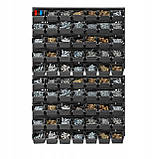 Панель для інструментів Kistenberg 58х78см на 70 чорних контейнерів, фото 3