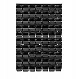 Панель для інструментів Kistenberg 58х78см на 70 чорних контейнерів, фото 4