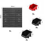 Панель з лотками Kistenberg 39х39см 16 контейнерів, фото 4