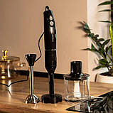 Блендер ручний кухонний занурювальний з насадками 4 в 1 800 Вт потужний смузі мейкер для кухні Sokany SK-DD-1812, фото 2