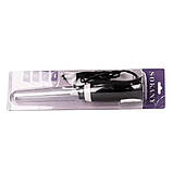 Капучинатор ручний капучинатор для молока спінювач молока ручний електричний Sokany чорний SK1732, фото 4