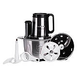 Чоппер подрібнювач для кухні з чашею на 2.7 л чопер кухонний блендер подрібнювач твердих продуктів 6 в 1 Sokany SK-06019, фото 2