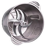 Чоппер подрібнювач для кухні з чашею на 2.7 л чопер кухонний блендер подрібнювач твердих продуктів 6 в 1 Sokany SK-06019, фото 4