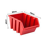 Настінна панель з лотками контейнерами Kistenberg 78х78см 82 контейнера, фото 6