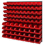Настінна панель з лотками контейнерами Kistenberg 78х78см 82 контейнера, фото 8