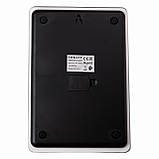 Ваги кухонні електронна вага для їжі кухні зважування продуктів до 5 кг побутові настільні ваги на батарейках SK-19027M Бірюзовий, фото 3