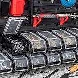 Настінна панель з лотками з кришкою Kistenberg 78х78см 63 контейнерів, фото 5