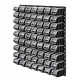 Настінна панель з лотками з кришкою Kistenberg 78х78см 63 контейнерів, фото 7