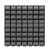 Настінна панель з лотками з кришкою Kistenberg 78х78см 63 контейнерів, фото 8