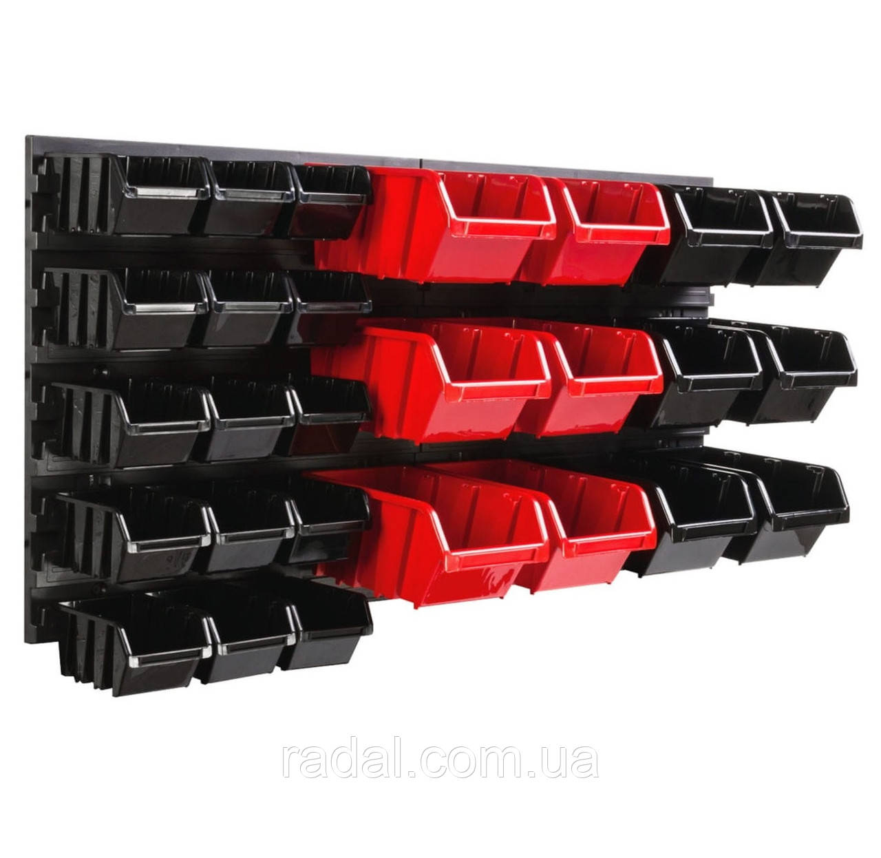 Настінна панель для метизів 78х39см на 27 контейнерів, фото 1