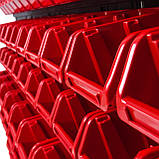 Панель для інструментів та метизів на 55 контейнерів Kistenberg 58х117см, фото 6