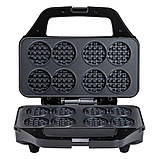 Вафельниця для бельгійських вафель електро вафельниця з антипригарним покриттям Sokany 850 Вт SK-08085, фото 2