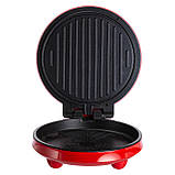 Піца мейкер електрична 1000 Вт з антипригарним покриттям і подвійним нагріванням Sokany SK-08013, фото 2