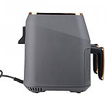 Аерогриль-фритюрниця без олії аерофритюрниця на 8 літрів з двома відділеннями SOKANY сіра SK-ZG-8030, фото 5