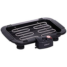 Електрогриль гриль електричний для дому шаурми сосисок м'яса стейків електрогріль з термостатом 2000 Вт Sokany SK-273BG