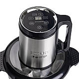 Чоппер кухонний подрібнювач для кухні м'яса твердих продуктів електроподрібнювач із чашею на 2,5 літра 800 Вт Sokany SK-06026, фото 6