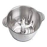 Чоппер кухонний подрібнювач для кухні м'яса твердих продуктів електроподрібнювач із чашею на 2,5 літра 800 Вт Sokany SK-06026, фото 7