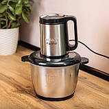 Чоппер кухонний подрібнювач для кухні м'яса твердих продуктів електроподрібнювач із чашею на 2,5 літра 800 Вт Sokany SK-06026, фото 9