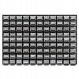 Панель для інструментів на 99 контейнерів з кришкою Kistenberg 117х78см, фото 3