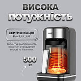 Кавоварка електротурка для кави автоматична турка для дому електрична єлектротурка 550 Вт 250 мл Sokany SK0137, фото 5