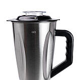 Блендер з чашею 1.5 літра для коктейлів та смузі портативний 2 режими швидкості з кавомолкою 1000 Вт Sokany SK-187, фото 5