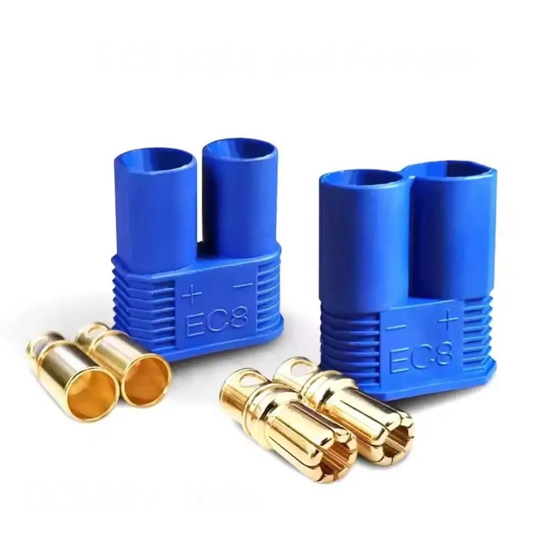 Роз'єм силовий EC8 Amass (комплект тато + мама)