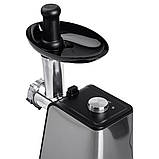 М'ясорубка електрична з насадками для дому 1700 Вт електром'ясорубка для м'яса овочів фруктів Sokany SK-087, фото 3