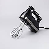 Міксер ручний кухонний занурювальний з двома вінчиками та гаками для тіста електроміксер для кухні Sokany 300 Вт SK-6632, фото 2