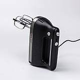 Міксер ручний кухонний занурювальний з двома вінчиками та гаками для тіста електроміксер для кухні Sokany 300 Вт SK-6632, фото 3