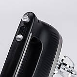 Міксер ручний кухонний занурювальний з двома вінчиками та гаками для тіста електроміксер для кухні Sokany 300 Вт SK-6632, фото 6