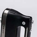 Міксер ручний кухонний занурювальний з двома вінчиками та гаками для тіста електроміксер для кухні Sokany 300 Вт SK-6632, фото 7