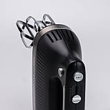 Міксер ручний кухонний занурювальний з двома вінчиками та гаками для тіста електроміксер для кухні Sokany 300 Вт SK-6632, фото 8