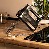 Міксер ручний кухонний занурювальний з двома вінчиками та гаками для тіста електроміксер для кухні Sokany 300 Вт SK-6632, фото 9