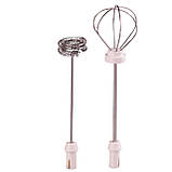 Капучинатор ручний капучінатор для молока спінювач молока ручний акумуляторний Sokany SK-1772 Білий, фото 2