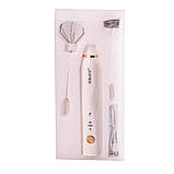 Капучинатор ручний капучінатор для молока спінювач молока ручний акумуляторний Sokany SK-1772 Білий, фото 3