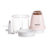 Чоппер кухонний подрібнювач для кухні з чашею на 0.7 л міні подрібнювач електричний 250 Вт Sokany SK-06009BE, фото 2