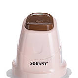 Чоппер кухонний подрібнювач для кухні з чашею на 0.7 л міні подрібнювач електричний 250 Вт Sokany SK-06009BE, фото 6