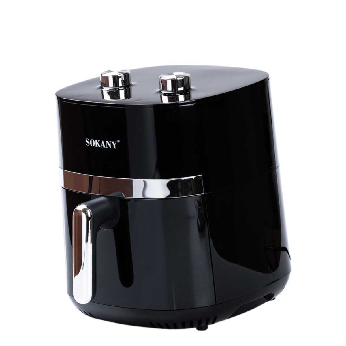 Аерогриль фритюрниця без олії на 6.5 літрів аерофритюрниця 1500 Вт SOKANY чорна SK10024, фото 1