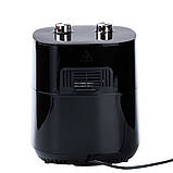 Аерогриль фритюрниця без олії на 6.5 літрів аерофритюрниця 1500 Вт SOKANY чорна SK10024, фото 7