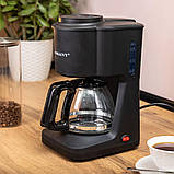 Кавоварка крапельна для дому електрична Sokany з підігрівом кавника 600 мл SK-124, фото 3