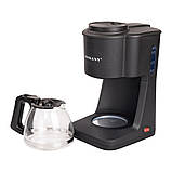 Кавоварка крапельна для дому електрична Sokany з підігрівом кавника 600 мл SK-124, фото 5