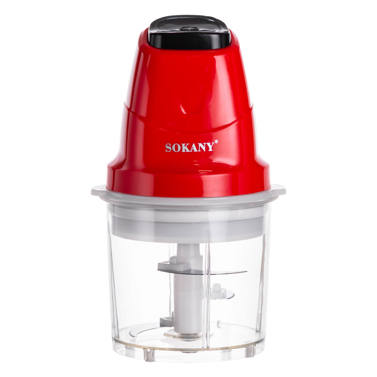 Чоппер кухонний подрібнювач для кухні з чашею на 0.7 л міні подрібнювач електричний 250 Вт Sokany SK-06009R, фото 1