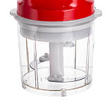 Чоппер кухонний подрібнювач для кухні з чашею на 0.7 л міні подрібнювач електричний 250 Вт Sokany SK-06009R, фото 5