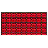 Панель перфорована для матеріалів Kistenberg 156х78см 162 контейнера, фото 4